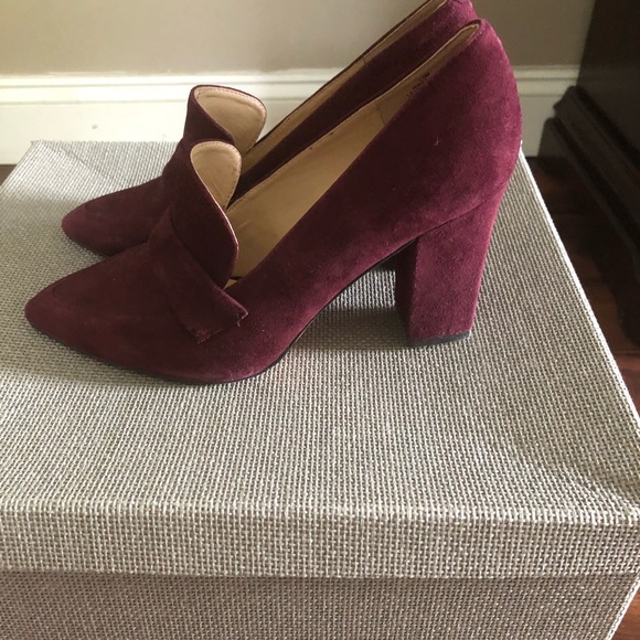 Nine West Shoes - NINE WEST Burgundy Suede Shoes size 7.5